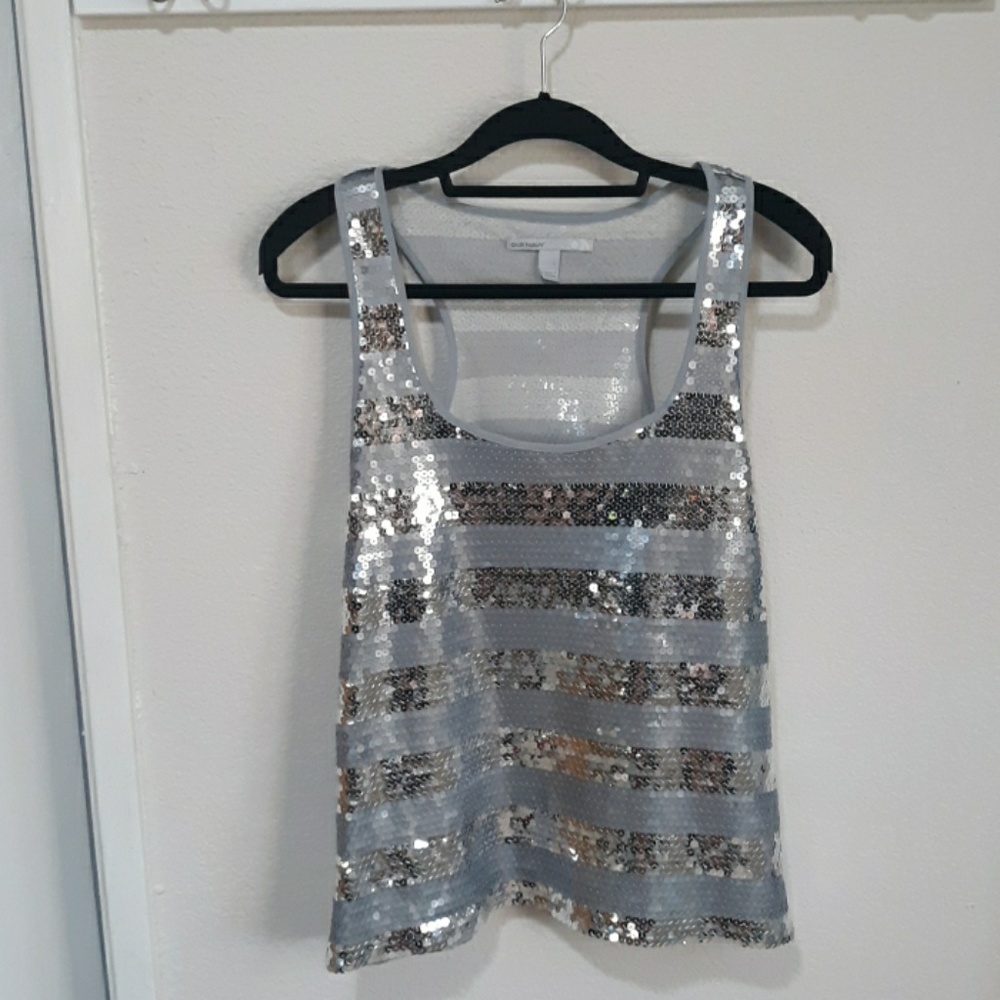Silver tank top